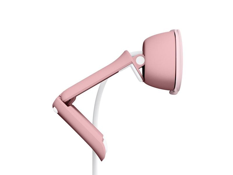 Logitech Brio 100 Rosa Full HD-Webcam mit integrierter Abdeckblende