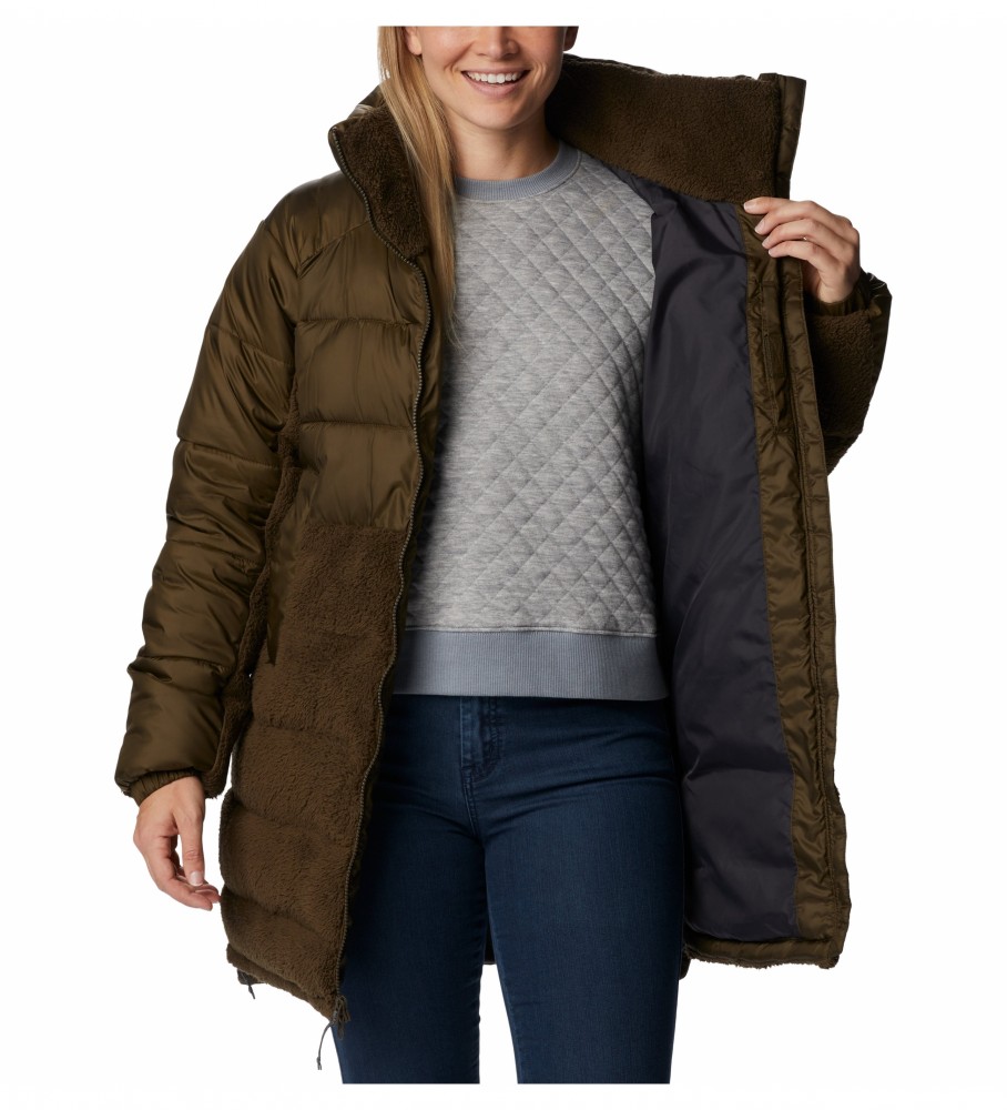 Jaqueta acolchoada Columbia Leadbetter Point, verde