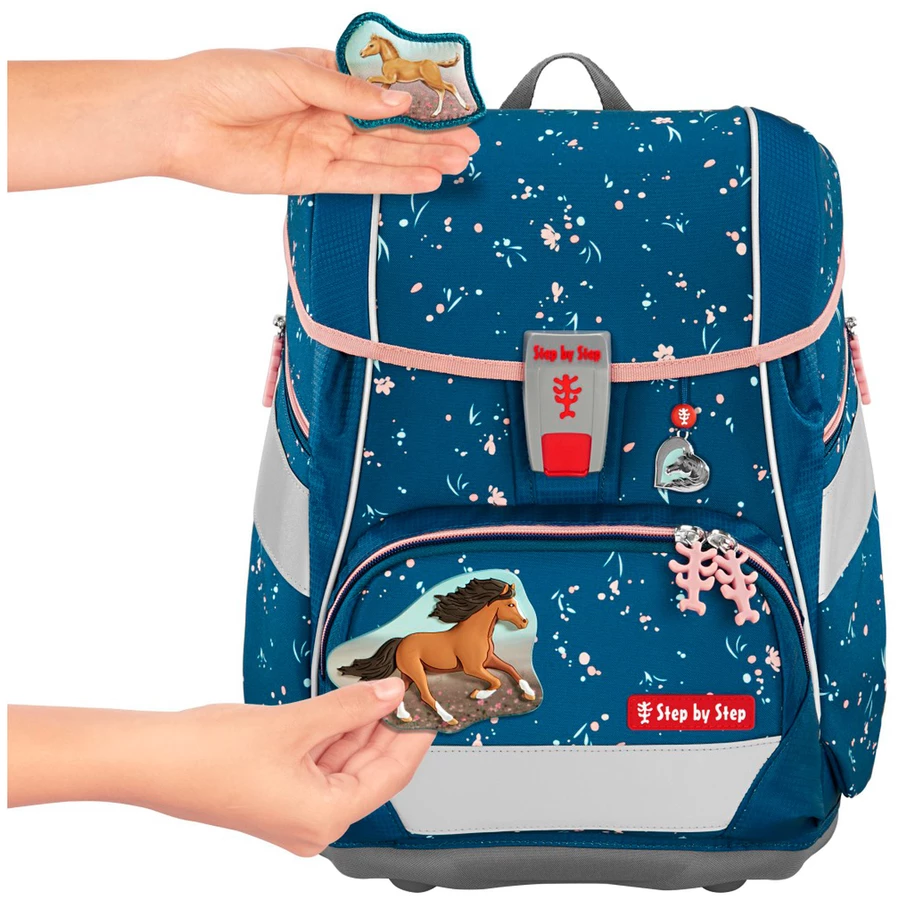 Step by 2in1 Plus - Schulranzen Set 6tlg. Wild Horse Ronja
