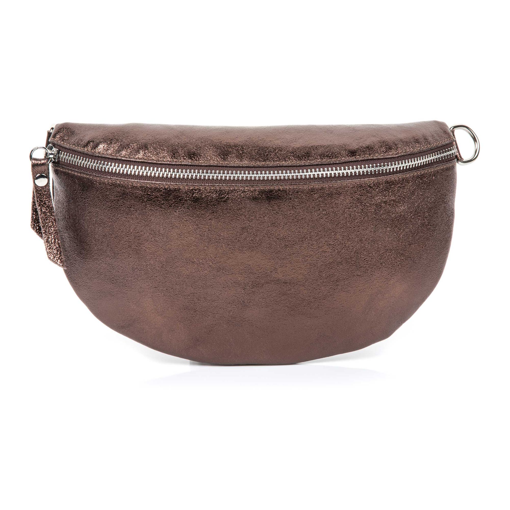 Banane en cuir marron