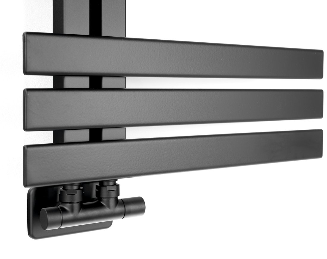 Sapho Silvana badkamer radiator zwart mat 50x97.2cm