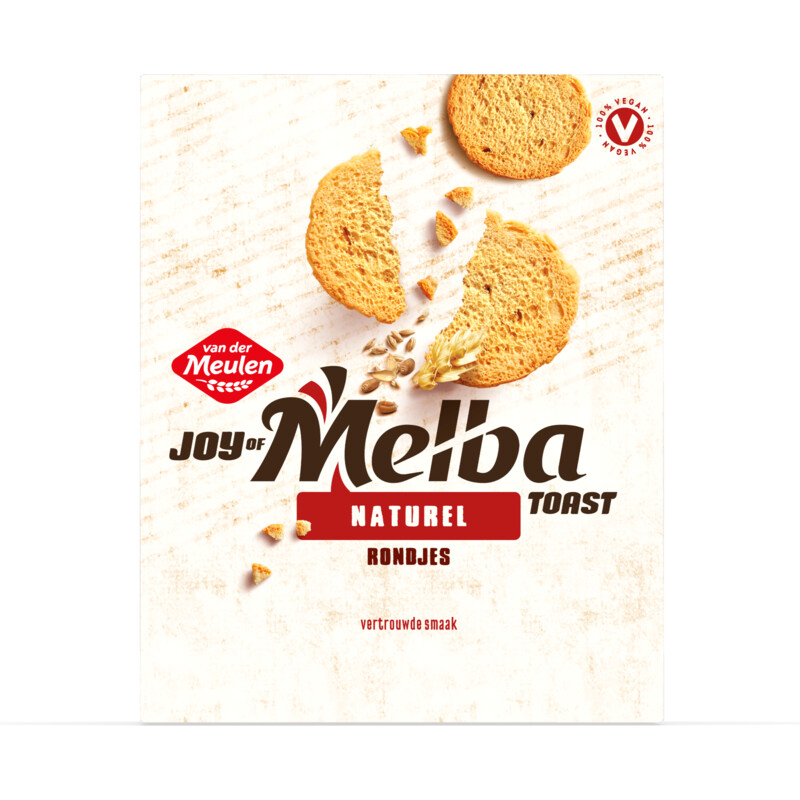 Van der Meulen Melbatoast naturel rondjes