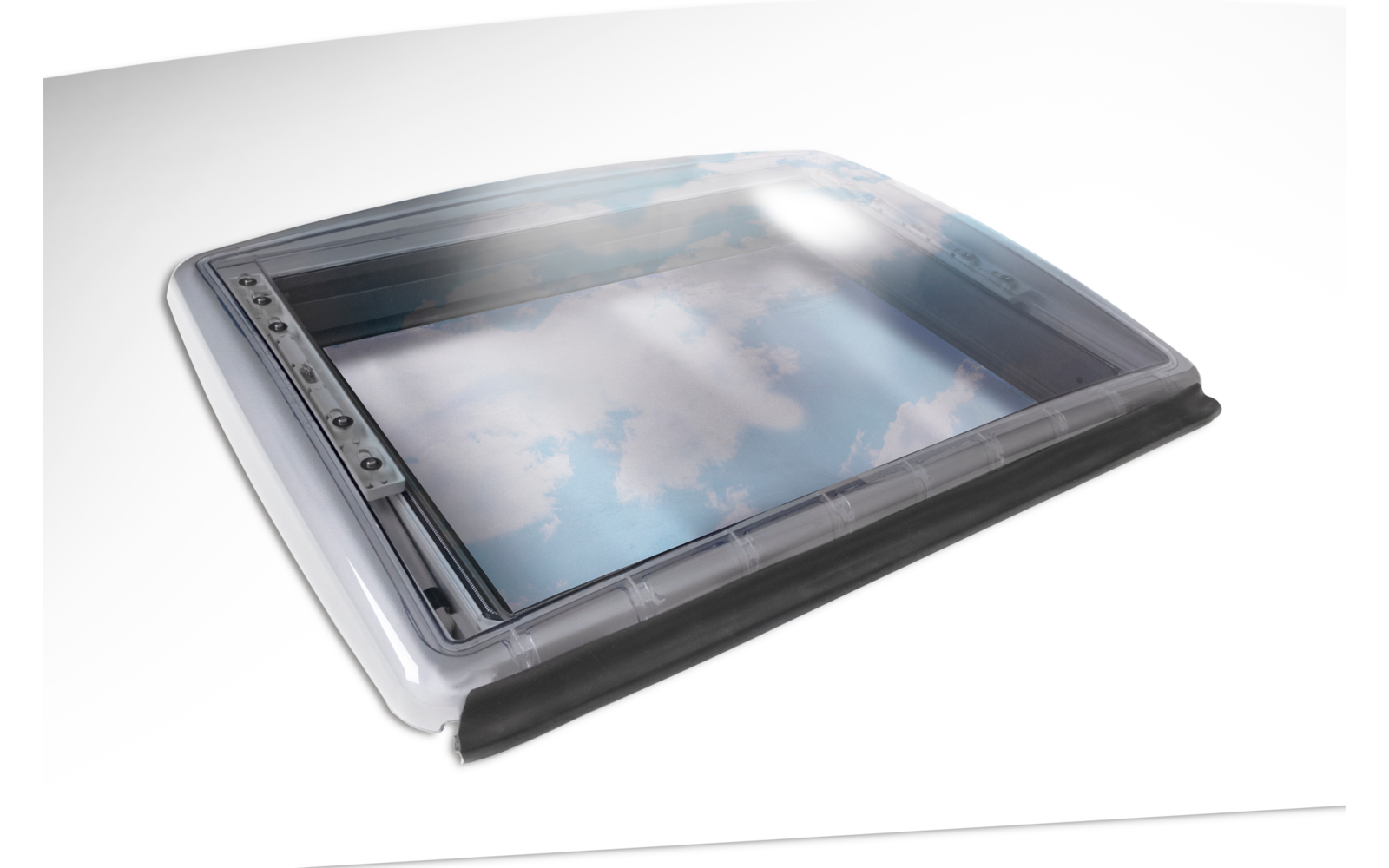 roofSTAR 7 Dachhaube 12 V motorisiert mit Beleuchtung 70 x 50 cm
