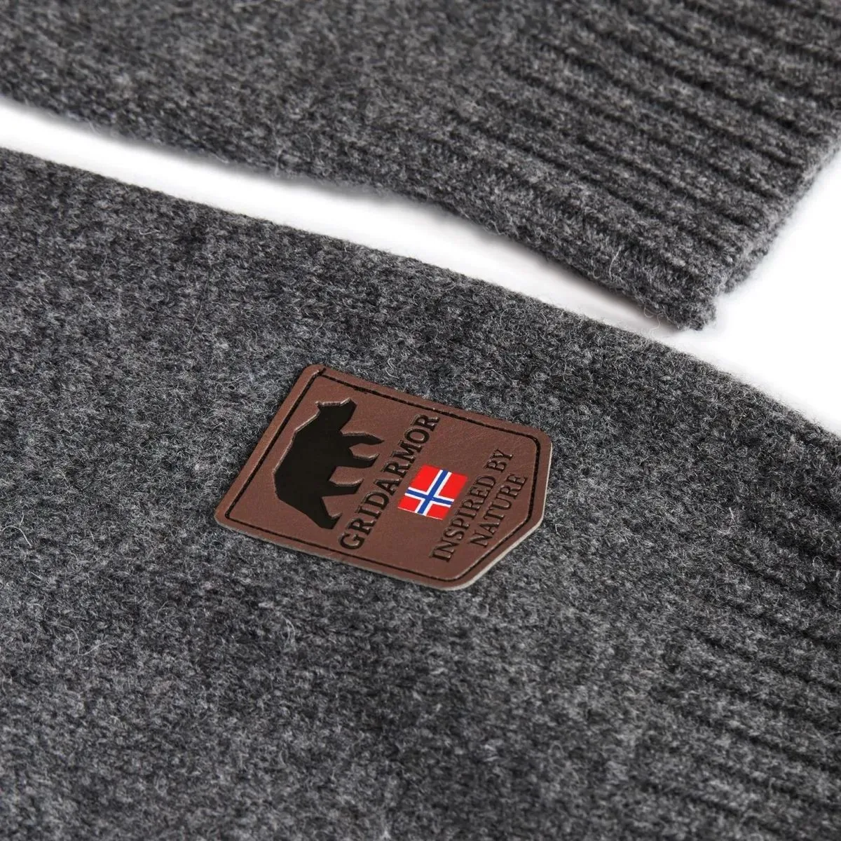 Gridarmor Snøkrystall Hz Ullgenser Men Grey/Beige/White