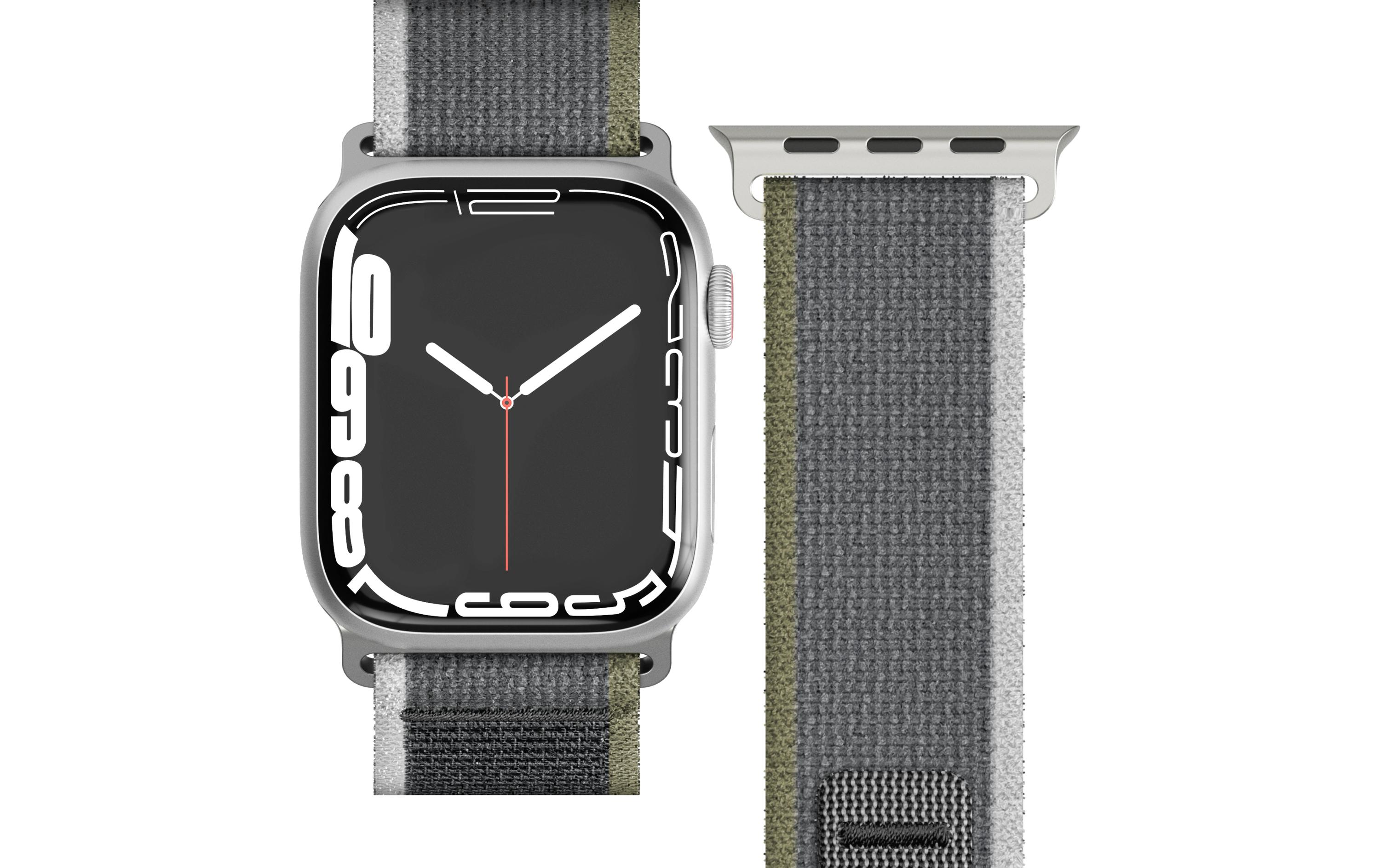 Armband Trekking Loop Apple Watch 42/44/45/49 mm Green/GrayArmband für Apple Watch 42/44/45/49 mm