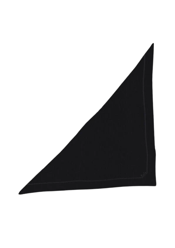 Lala Berlin  Triangle Solid M tørklæde - sort