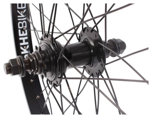 Jeu de Roues BMX MVP 20 Pouces Noir 10/14mm S/B KHEbikes