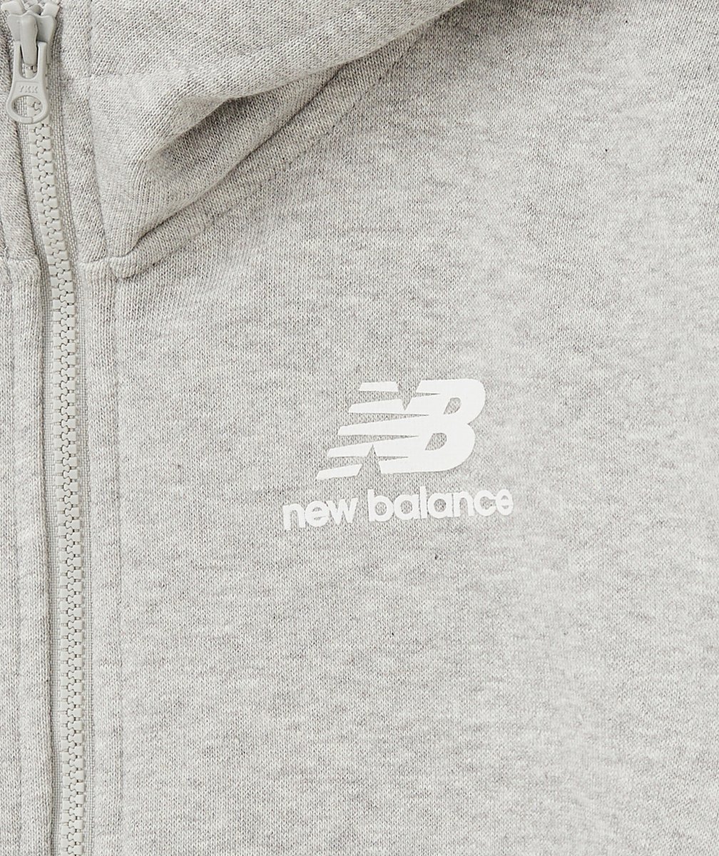 NEW BALANCESWEAT À CAPUCHE ESSENTIALS GARÇON GRIS AVEC ZIP