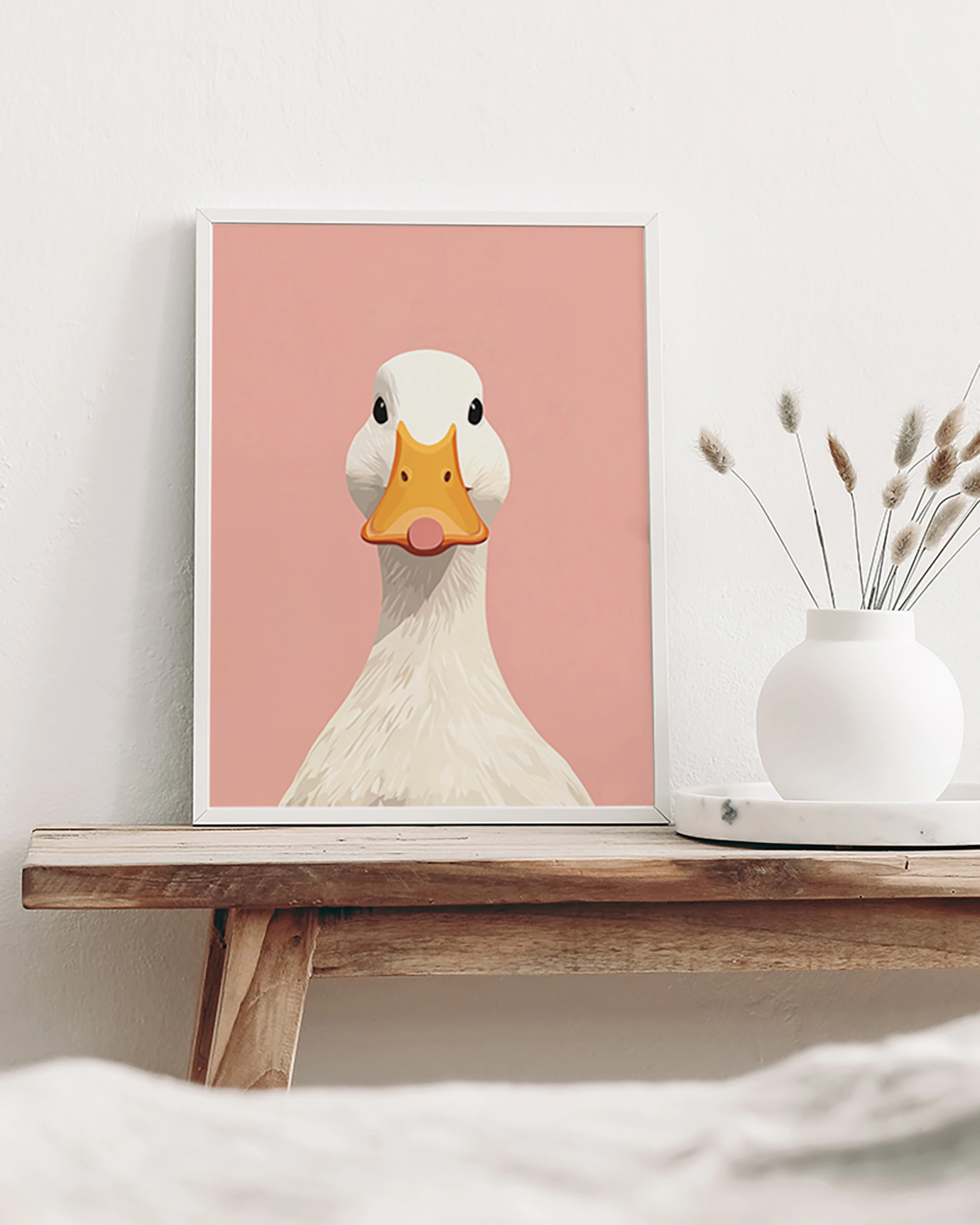 Liv Corday Wandbild DUCK FACE mit Rahmen