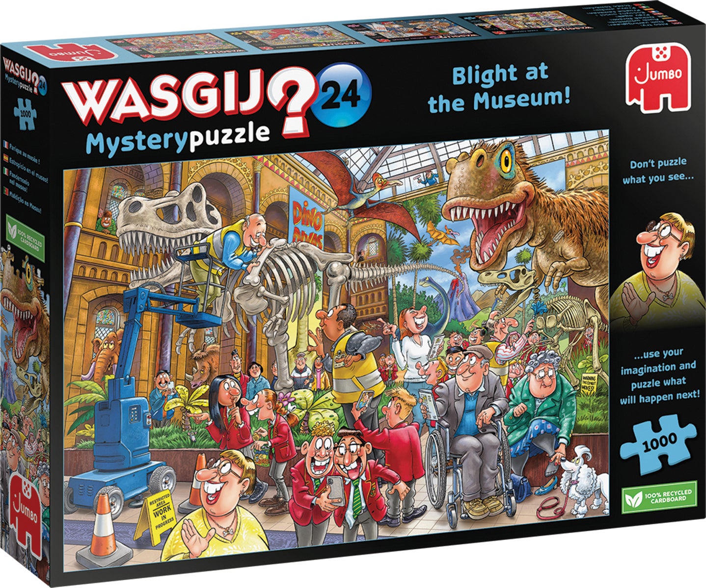 Jumbo puzzel Wasgij Paniek in het museum 1000 stukjes