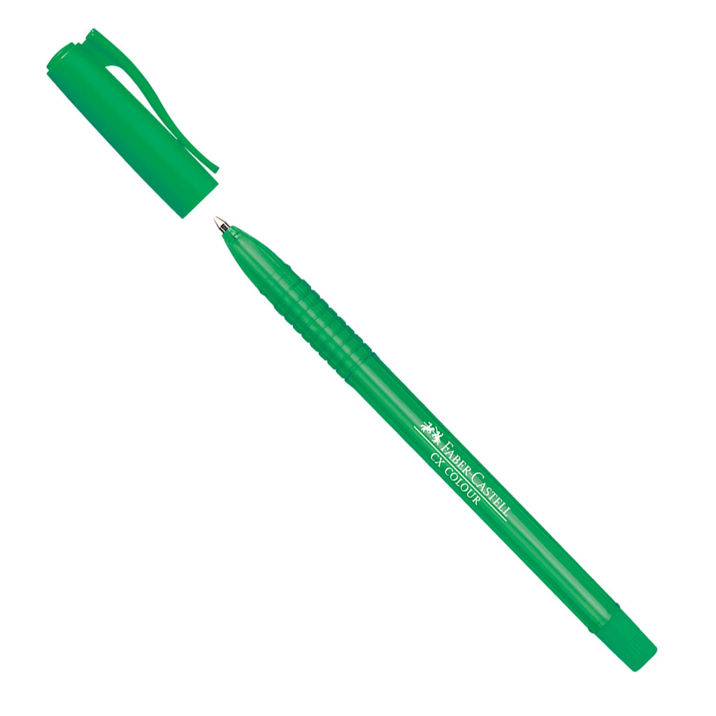 Esferográfica Colour 1mm Verde Faber Castell