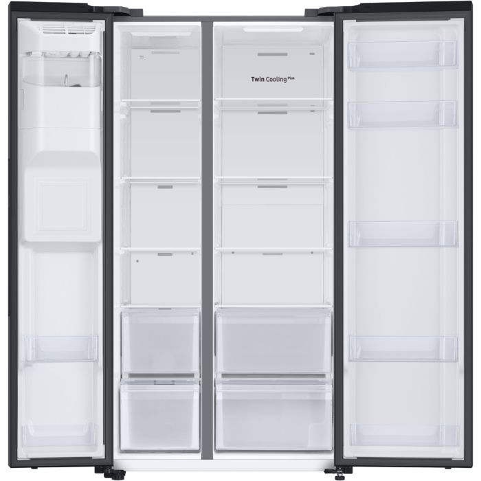 Samsung Side-by-Side RS6JA8810B1/EG Premium Black Steel - Festwasseranschluss