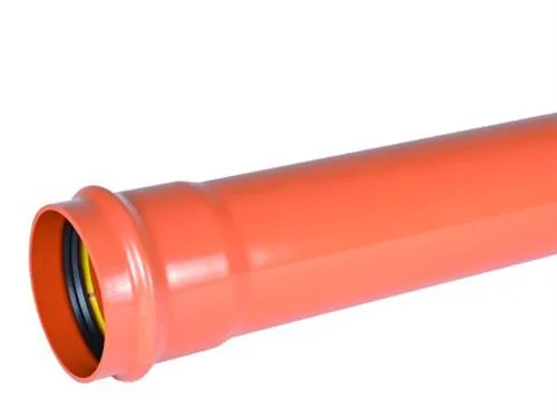 PVC-kloakrør 250x3000mm SN8 - enkeltlagsrør, EN1401. Wavin