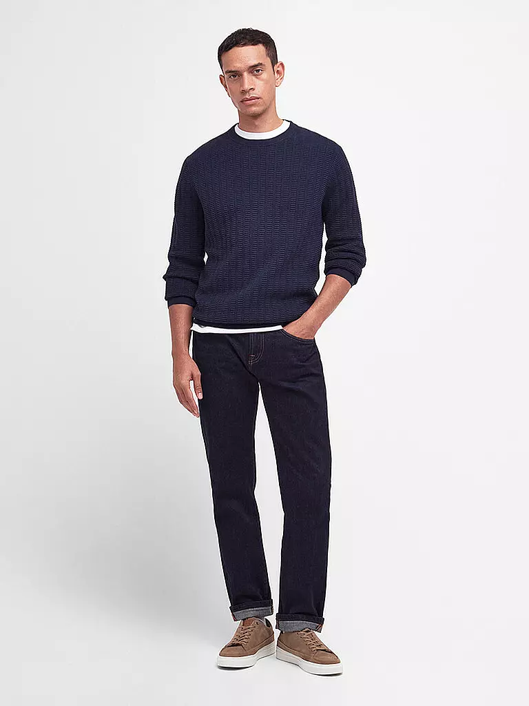 BARBOUR Strickpullover dunkelblau