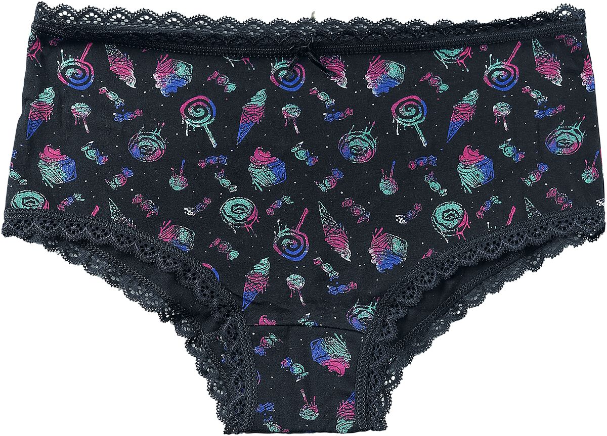 Lot de 3 culottes imprimés bonbons | Full Volume by EMP Sous-vêtement