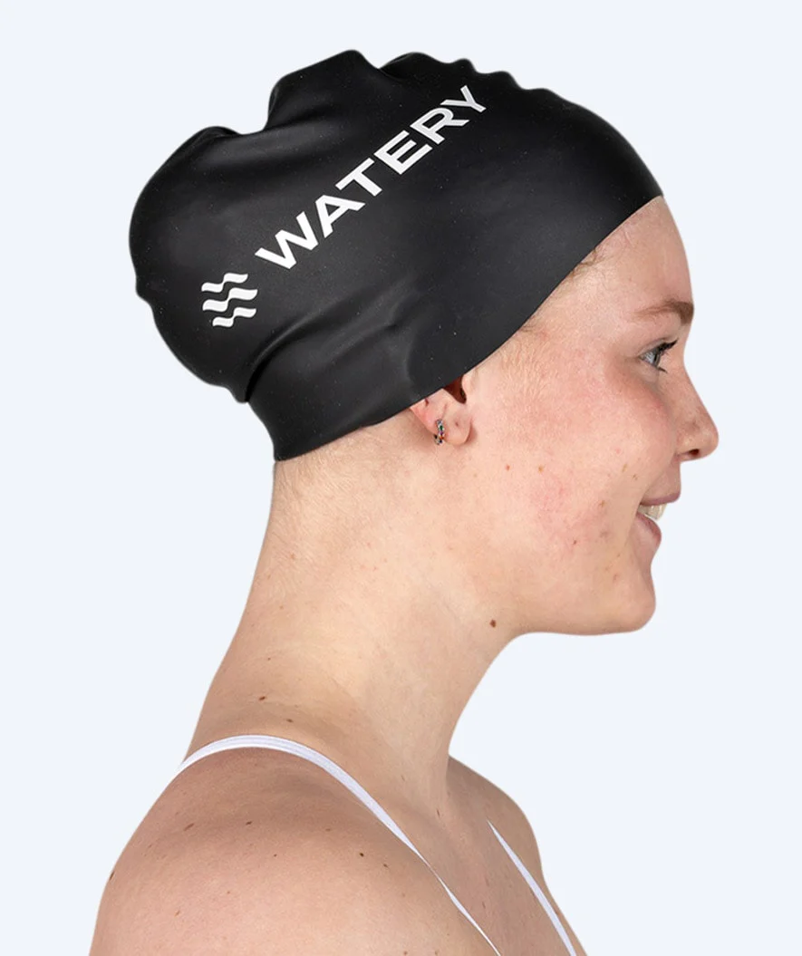 Watery badehætte (fra 10 år) - Signature - Sort