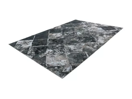 Tapis 150x80cm, design G508A coloris bleu pétrole - Confort et élégance pour votre intérieur