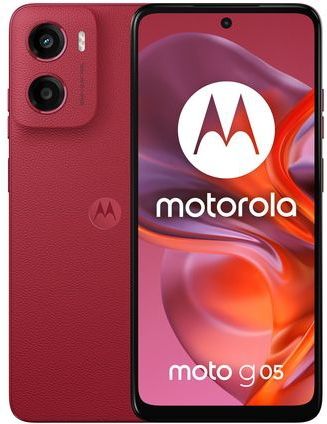 Motorola - moto g05 - Mobiele Telefoon - Zwart - Vegan Leer