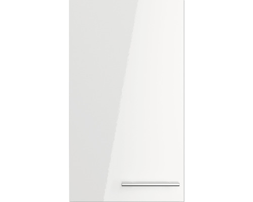 Optifit wandkast Rurik986 BxDxH 40x34,9x70,4 cm wit glanzend gedemonteerd scharnier omkeerbaar (links of rechts te monteren)
