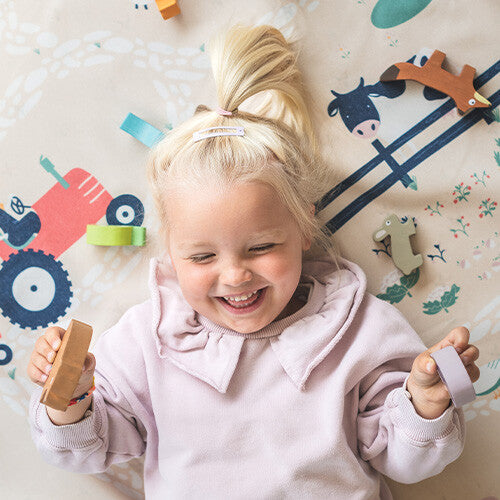 play&go speelkleed en opbergzak noomad - farm