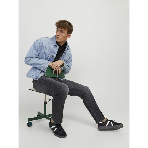Jack & Jones - 12250239 CHRIS-BLACK DENIM Negro
