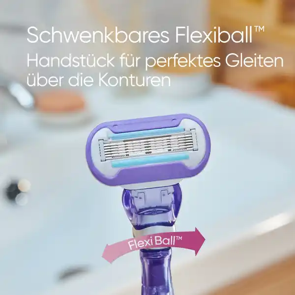 Deluxe Smooth Swirl Rasierer mit 3 Klingen