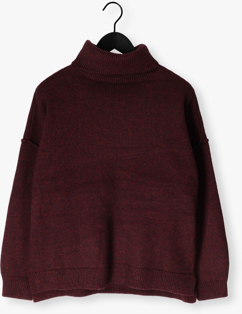bordeaux co'couture trui maja slit rollneck knit
