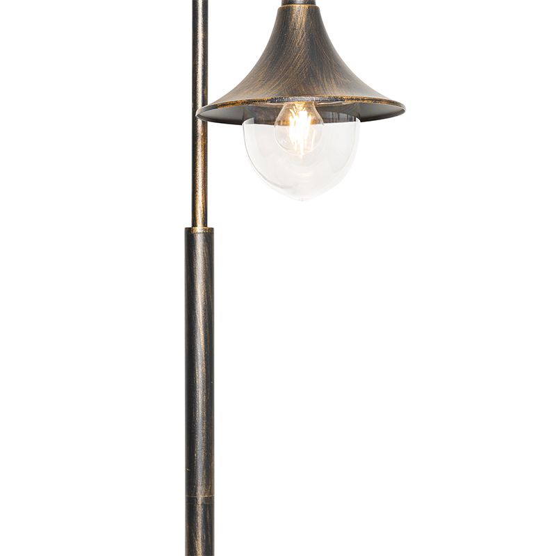 Klassieke buiten lantaarn antiek goud 100 cm IP44 - Daphne