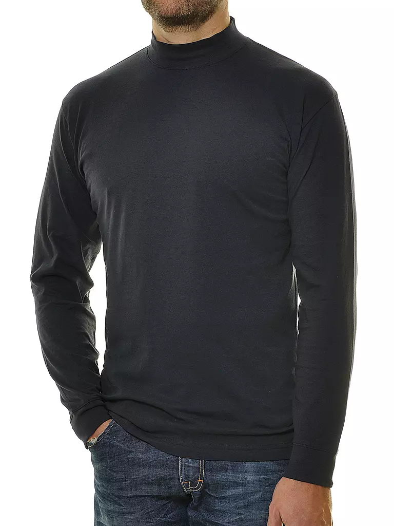 RAGMAN Rollkragenshirt blau