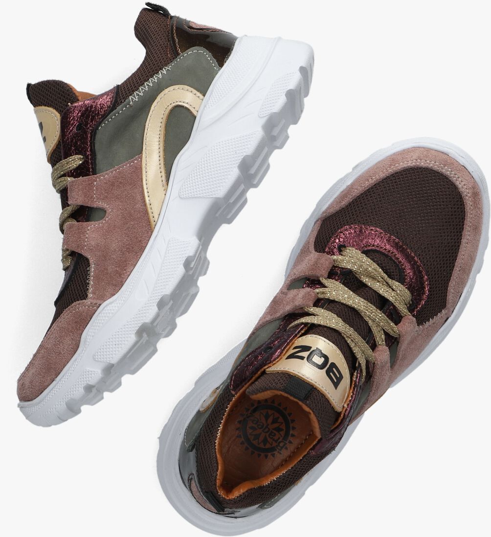 BRAQEEZ paarse braqeez lage sneakers robin run