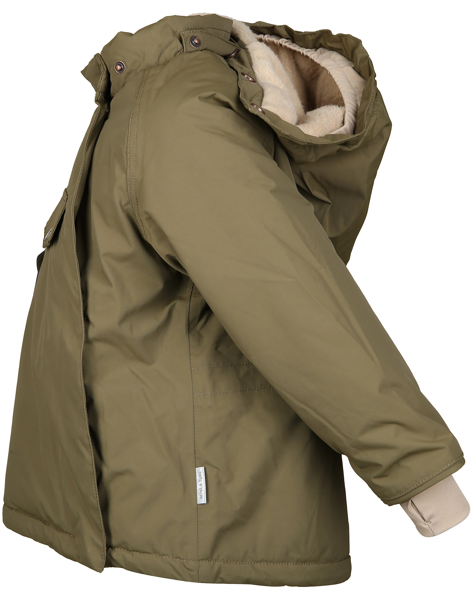 Funktionswinterjacke MATWANG mit Innenfleece in capers green