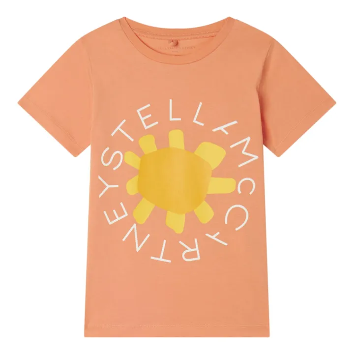 Stella McCartney Kids T-Shirt Fleur Stella | Abricot
