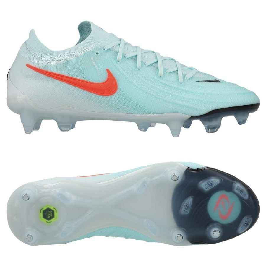 Nike Phantom GX II Elite SG-PRO Anti-Clog Mad Energy - Menthe/Atomic Red/Rouge