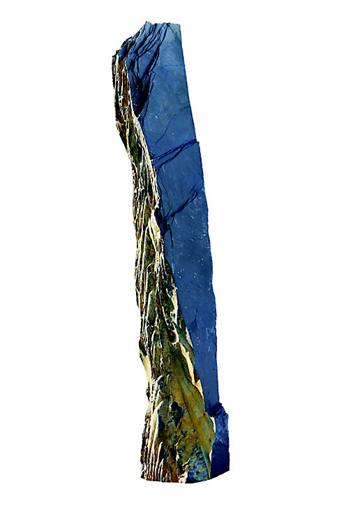 Monolithe Penez Herman Nero en ardoise noire H.70-90 cm