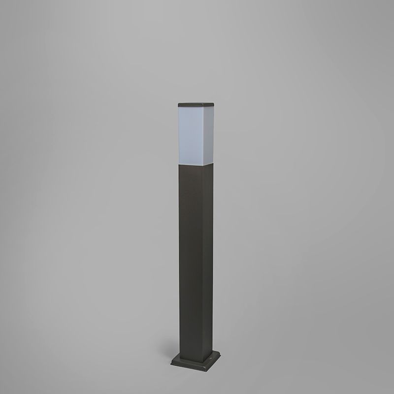 Smart buitenlamp paal donkergrijs 80 cm incl. Wifi P45 - Malios