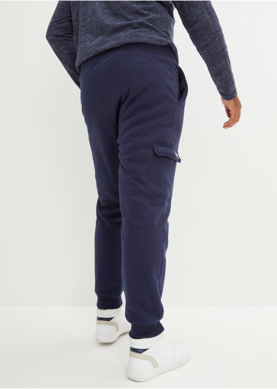 Pantalon de jogging thermo avec poches cargo et doublure peluche