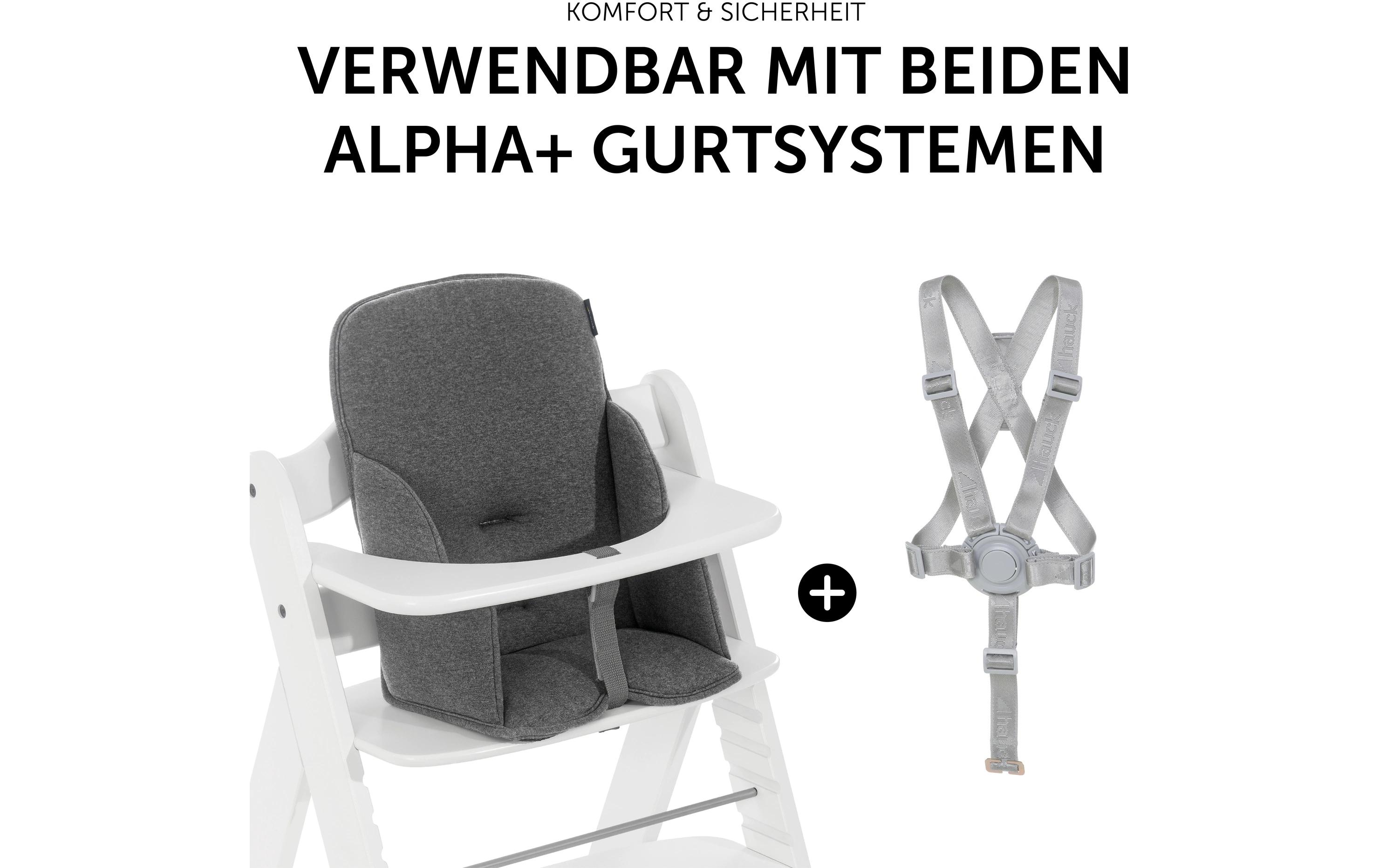 Sitzverkleinerer Alpha Cosy Select Jersey CharcoalPremium Sitzverkleinerer mit stabilen Seiten