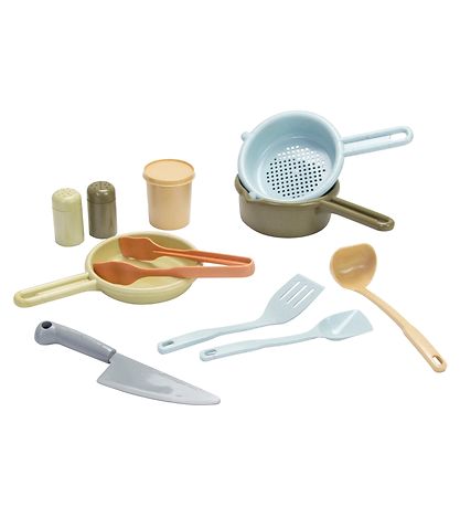 Dantoy BIO Plastic Küchenset - 11 Teile - Pastel
