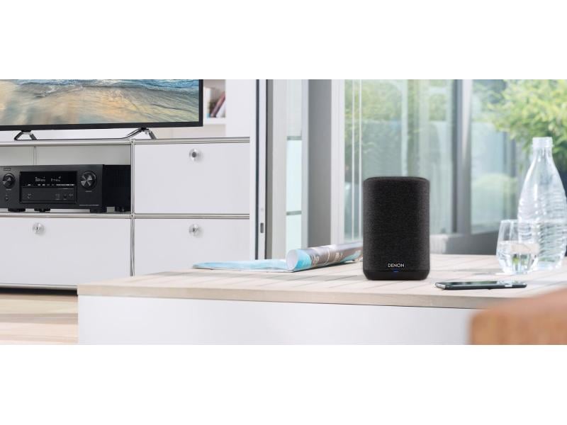 Denon Lautsprecher Home 150 Schwarz Smart-Speaker mit «HEOS Built-In» und erstklassigem kabellosen Sound
