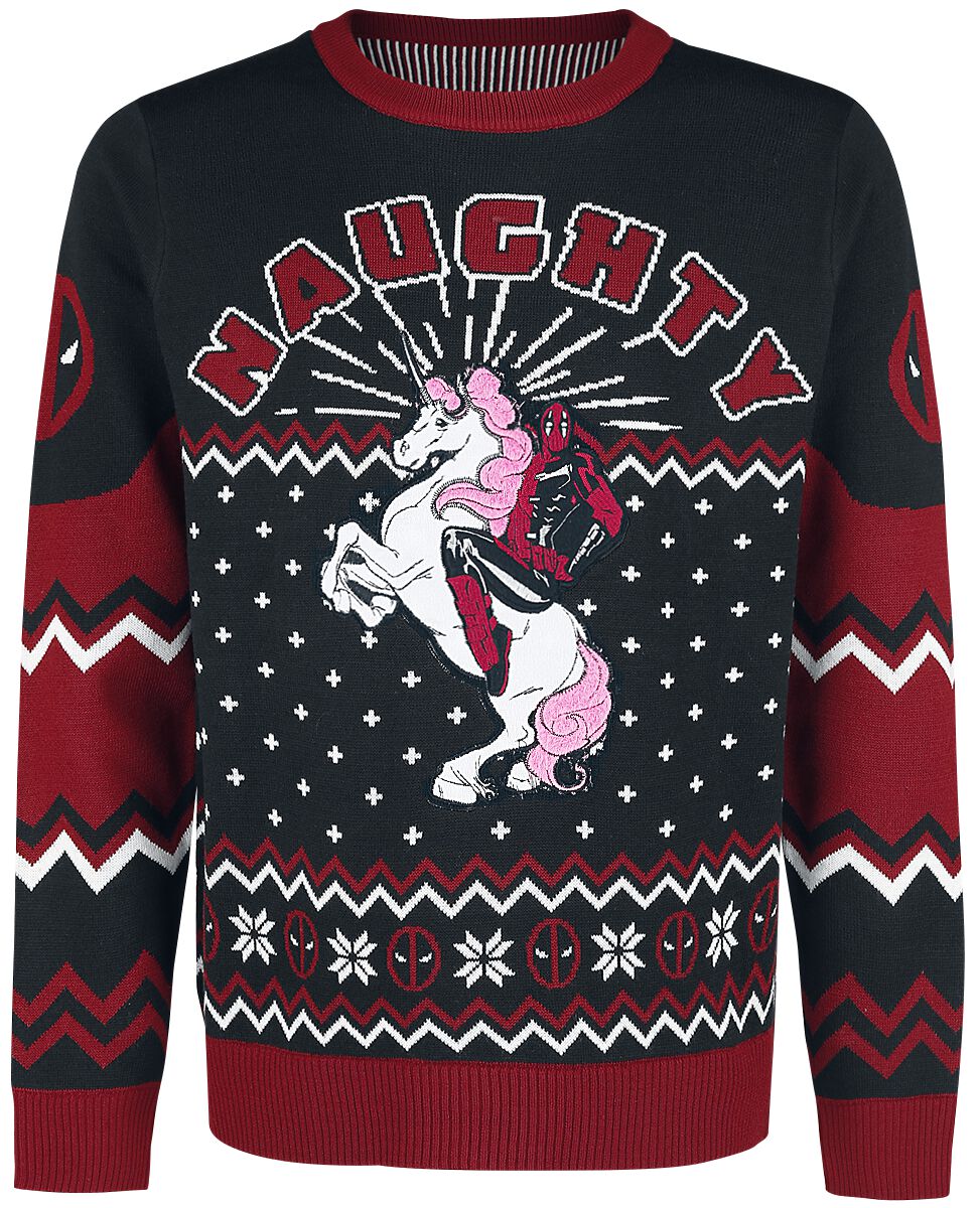 Naughty | Deadpool Pull de Noël