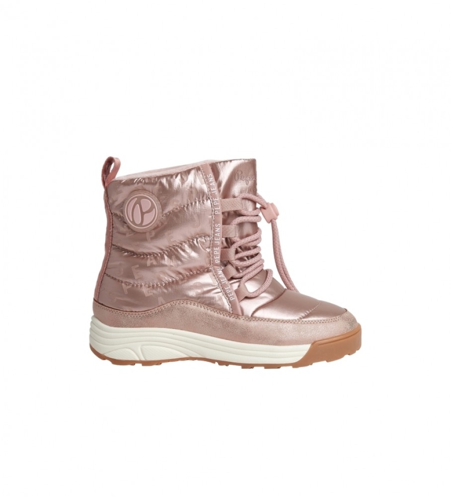 Botas de cano curto Jarvis Trace rosa da Pepe Jeans