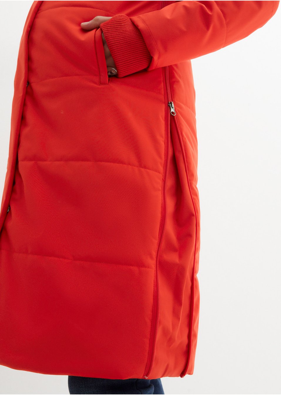 Manteau matelassé de grossesse et de portage