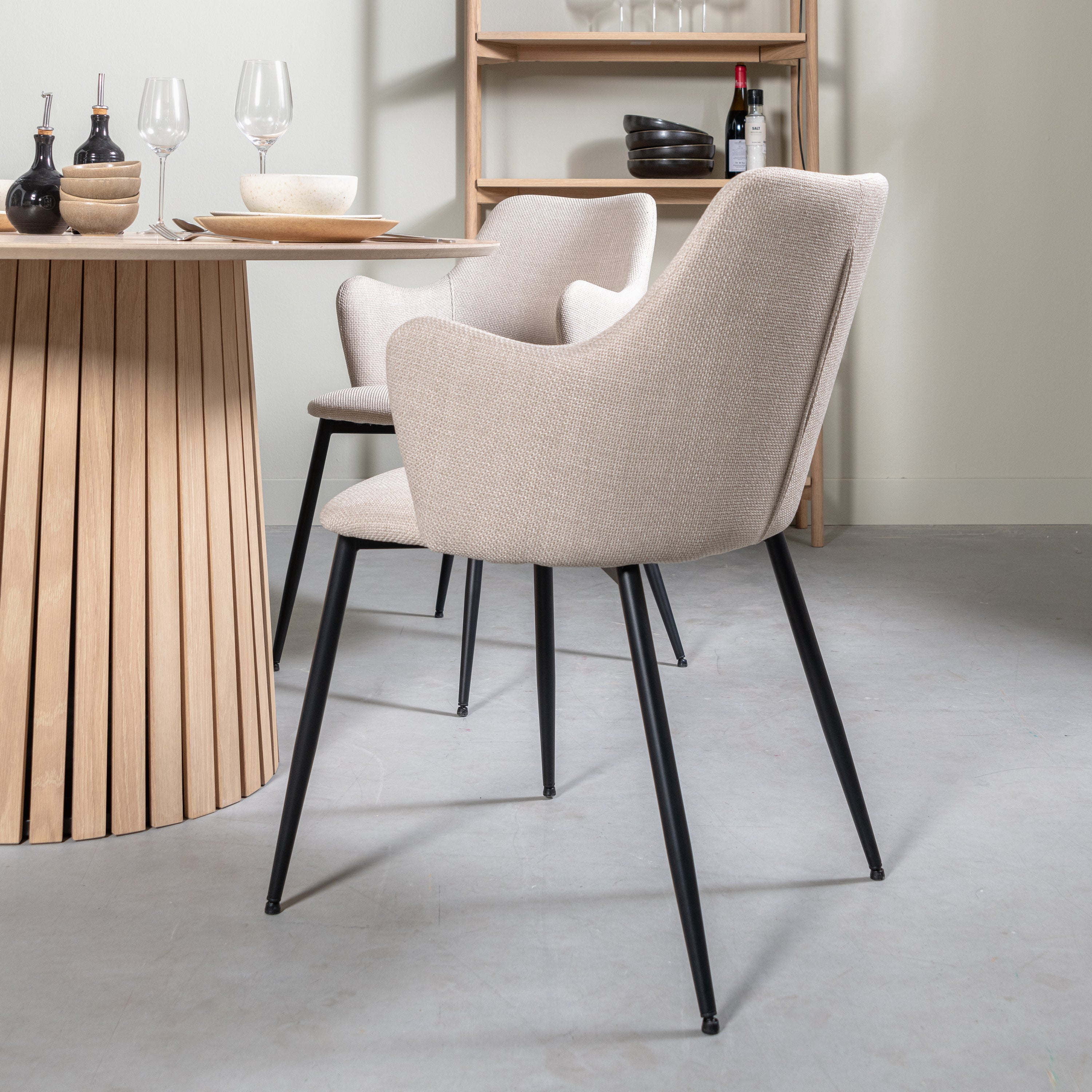 by fonQ Wing Eetkamerstoel - Beige
