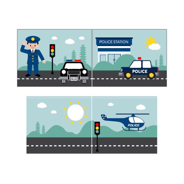 Vipack Police Speelgordijn