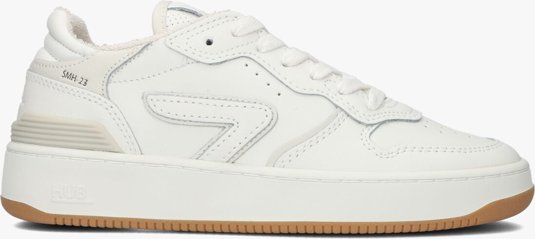 HUB witte hub lage sneakers smash