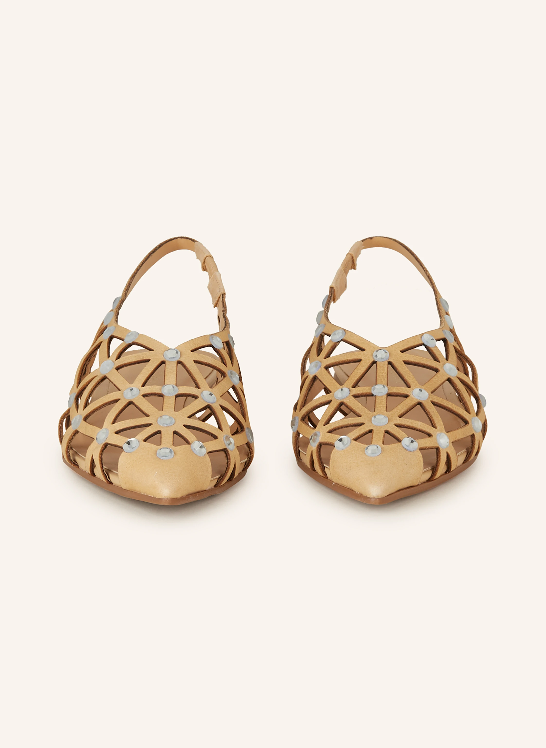 CARRANO Ballerinas mit Schmucksteinen