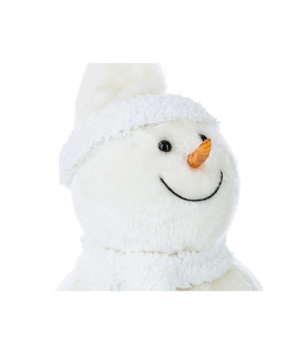 Bonhomme de Neige Déco Hors Piste 38cm Blanc