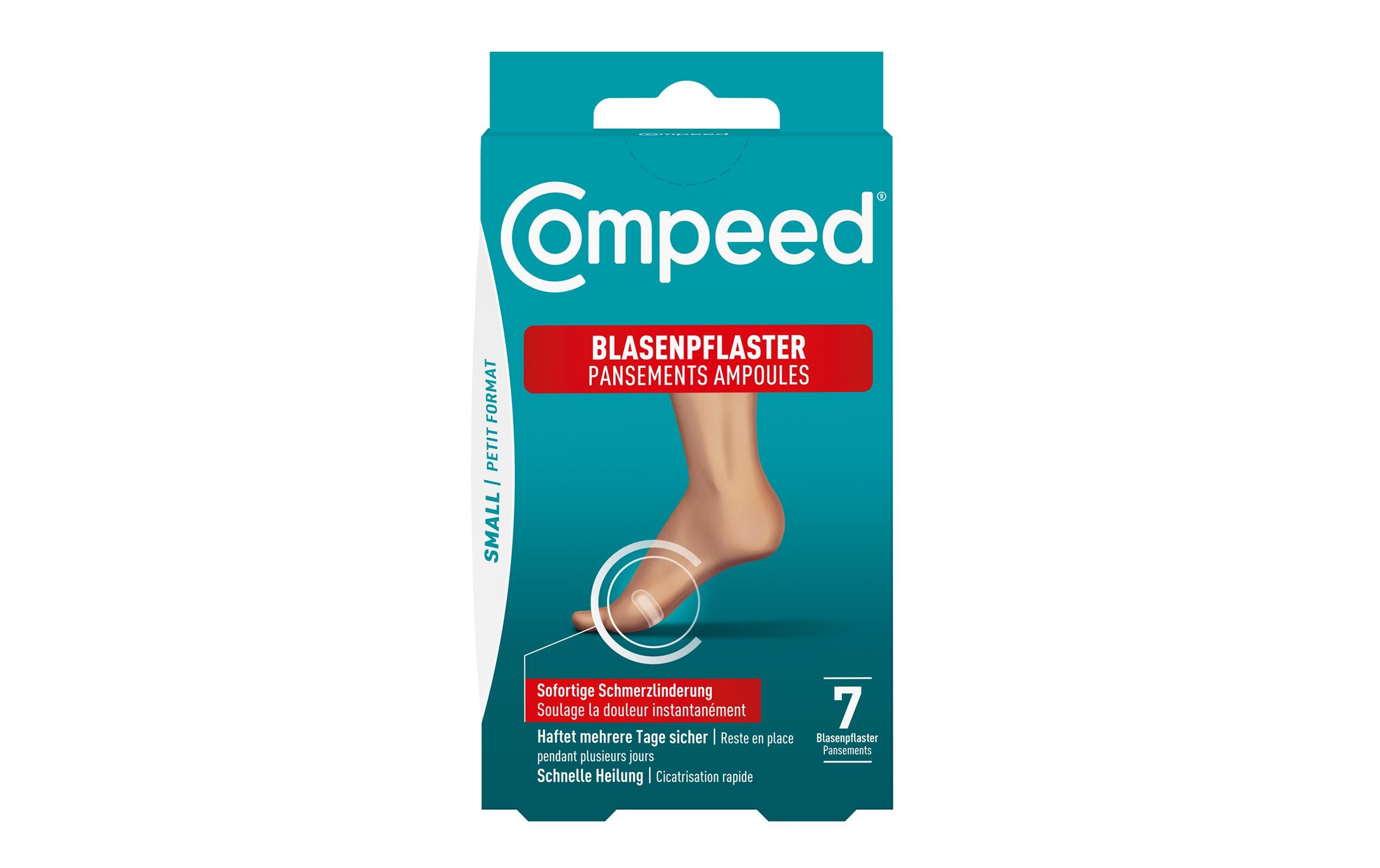 Blasenpflaster Small 6 cm x 2 cm, 7 StückBlasenpflaster für grosse Blasen