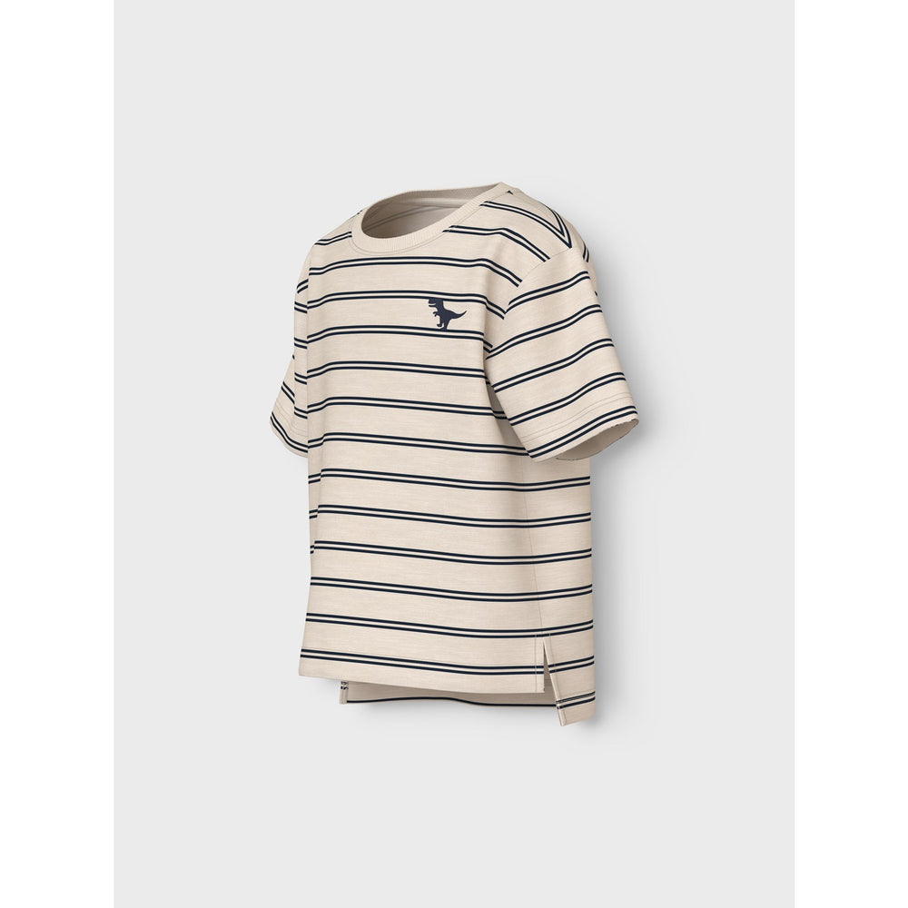 Køb Name It Whitecap Gray Navy Blazer Voby Regular T-Shirt
