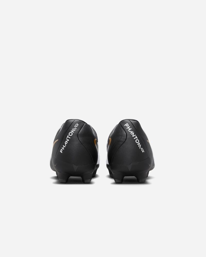 Chaussures de football Nike Phantom GX Academy FG/MG Blanc & Noir pour homme